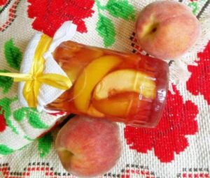 Варенье из персиков на зиму дольками