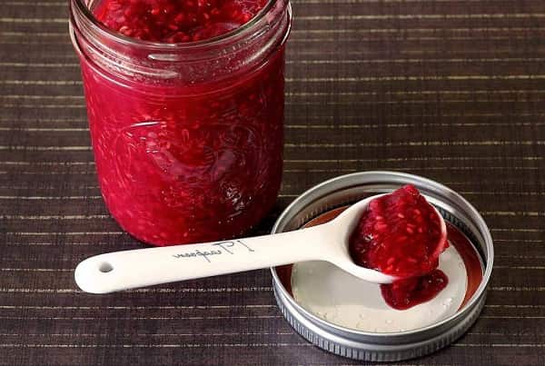 Рецепт варенья из малины с лимоном