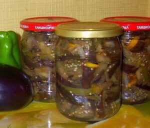 Вкусный салат из баклажанов по-корейски на зиму