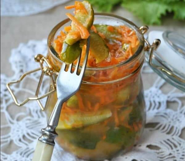 Кабачки по-корейски на зиму