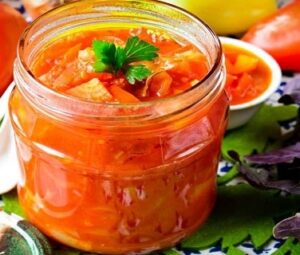 Лечо из болгарского перца и помидор – самый простой рецепт