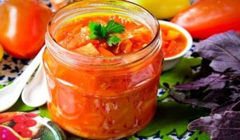 Лечо из болгарского перца и помидор – самый простой рецепт
