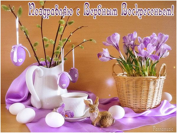 Открытки и картинки с Вербным воскресеньем 2025 картинки с вербным воскресеньем