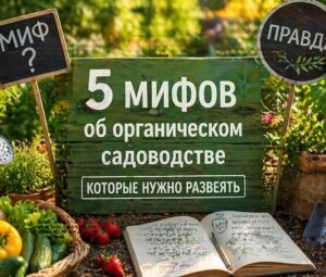 5 мифов об органическом садоводстве, которые стоит развеять