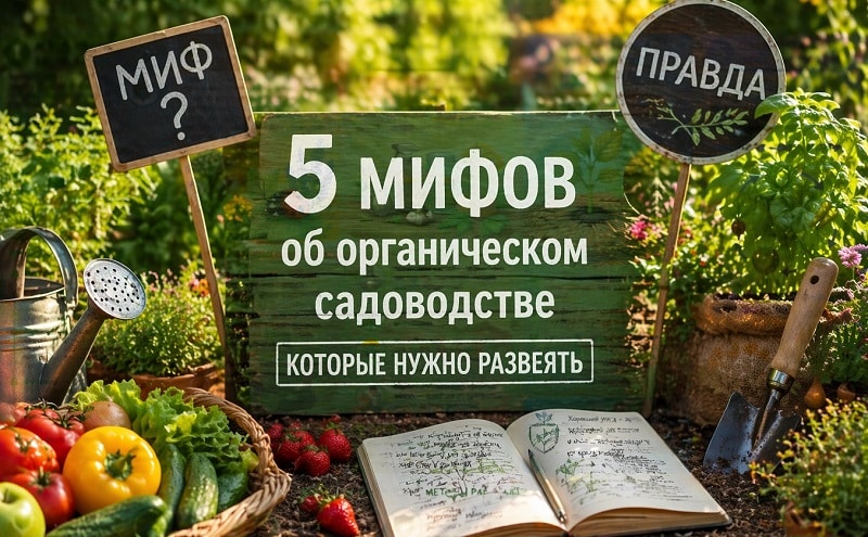 5 мифов об органическом садоводстве, которые стоит развеять