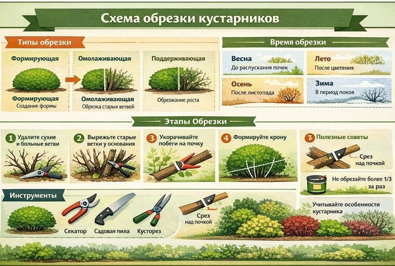 Быстрорастущие деревья и кустарники для сада