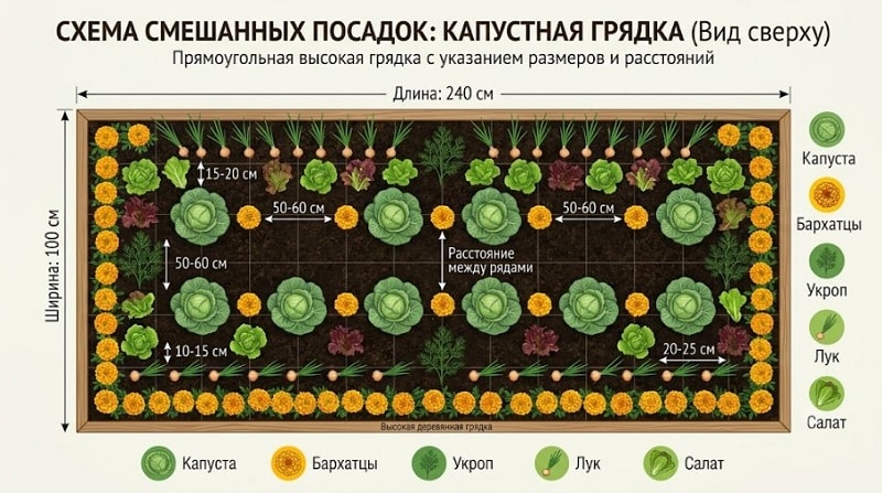 Что посадить с капустой: соседи для крупного урожая и защиты от вредителей